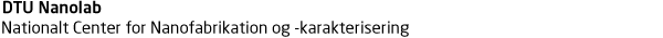 DTU Nanolab Logo DK